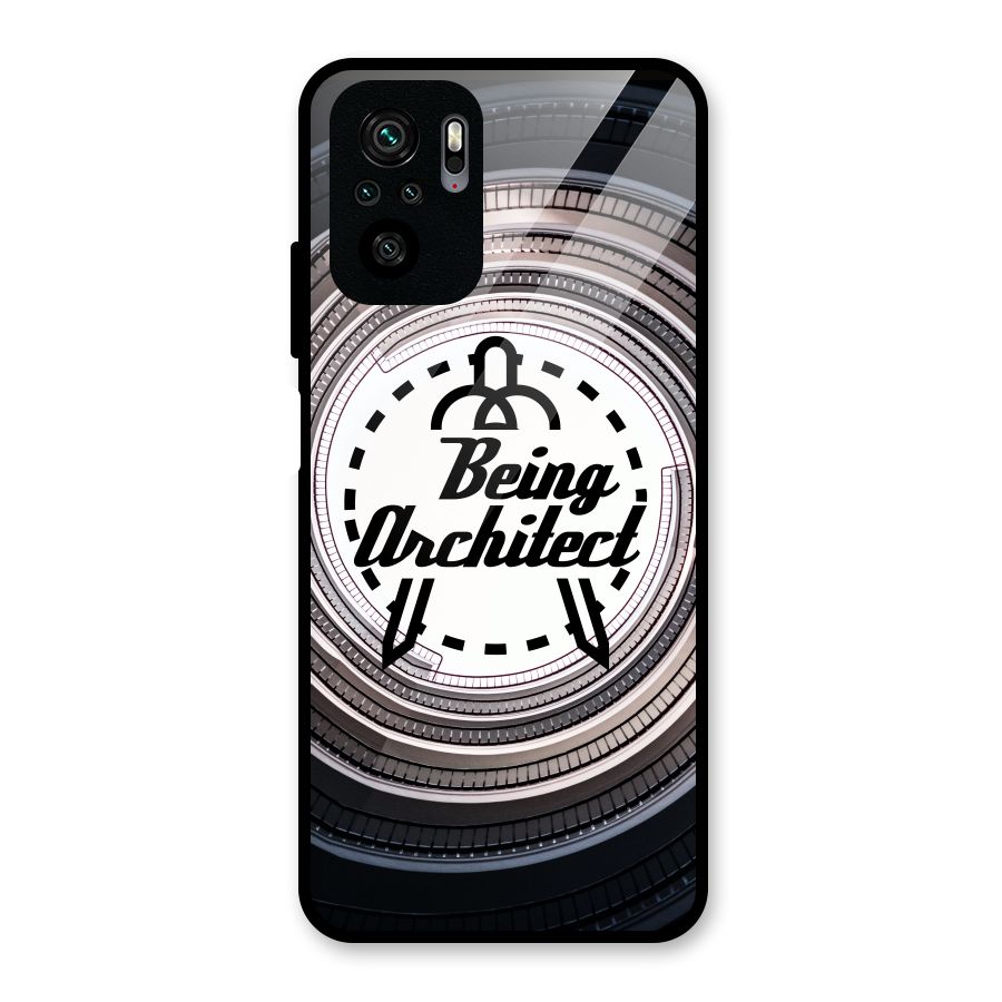 Being Architect Glass Back Case for Redmi Note 10S