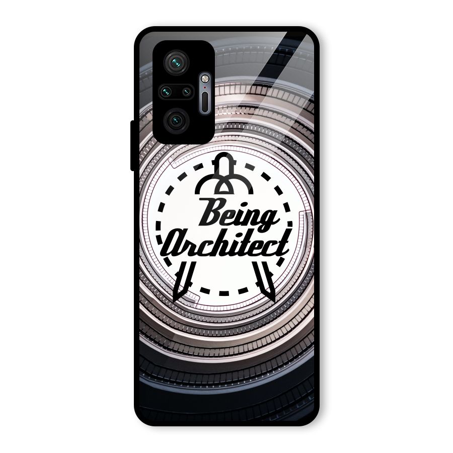 Being Architect Glass Back Case for Redmi Note 10 Pro