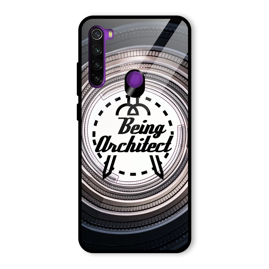 Being Architect Glass Back Case for Redmi Note 8