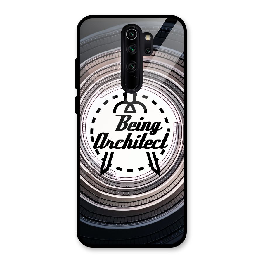Being Architect Glass Back Case for Redmi Note 8 Pro