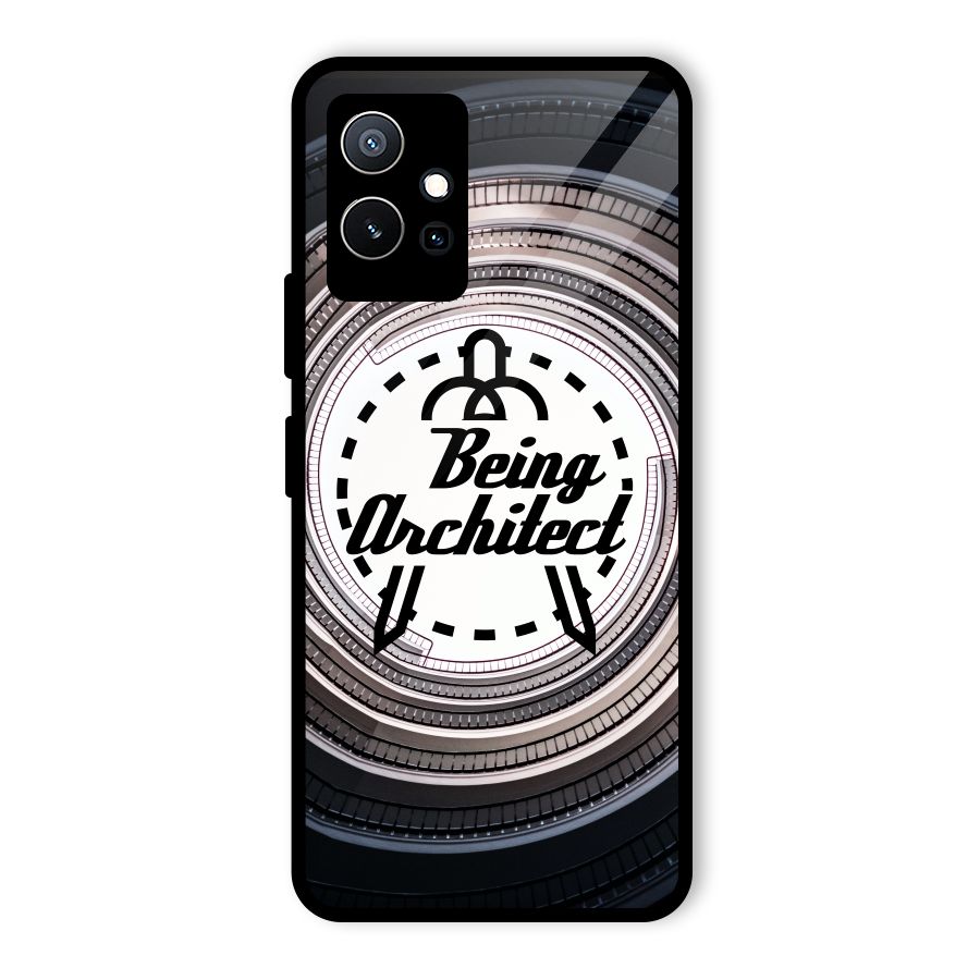 Being Architect Glass Back Case for Vivo T1 5G