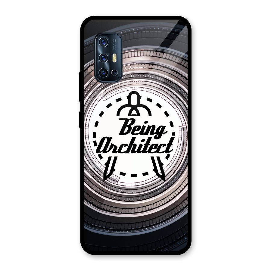 Being Architect Glass Back Case for Vivo V17