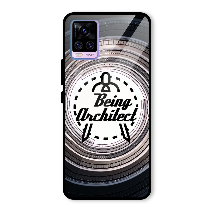 Being Architect Glass Back Case for Vivo V20 Pro