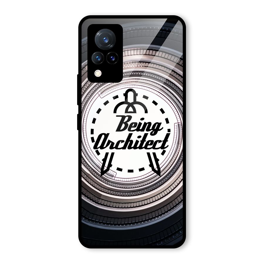 Being Architect Glass Back Case for Vivo V21 5G