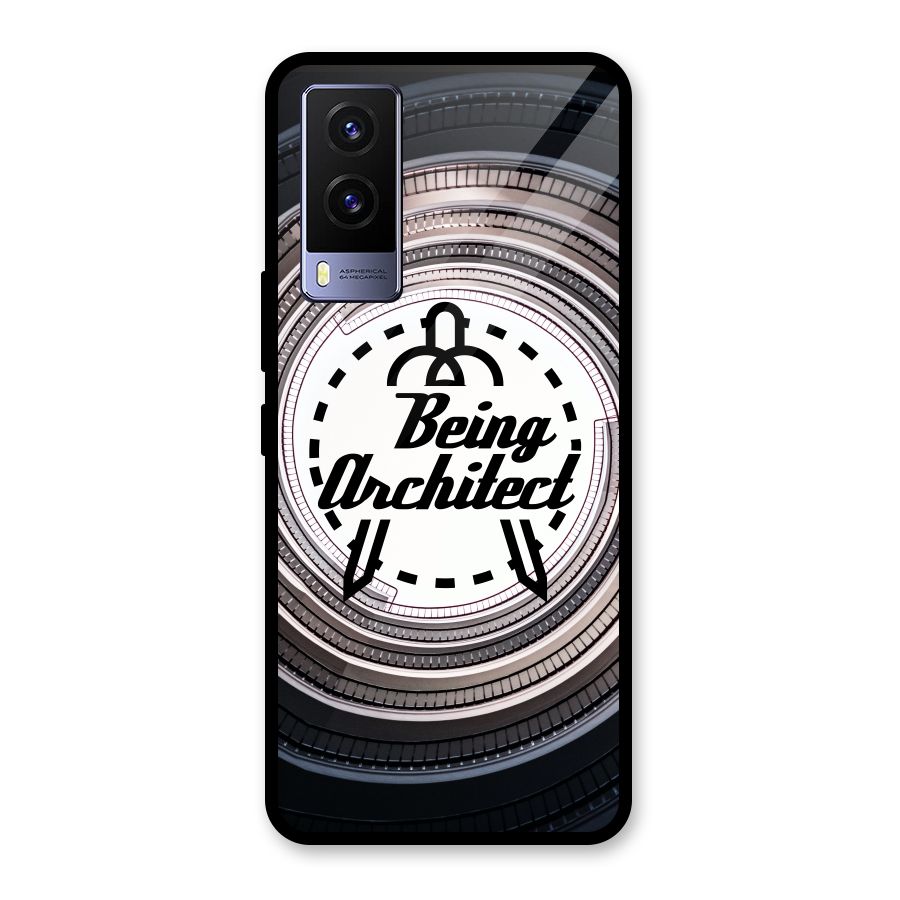 Being Architect Glass Back Case for Vivo V21e 5G