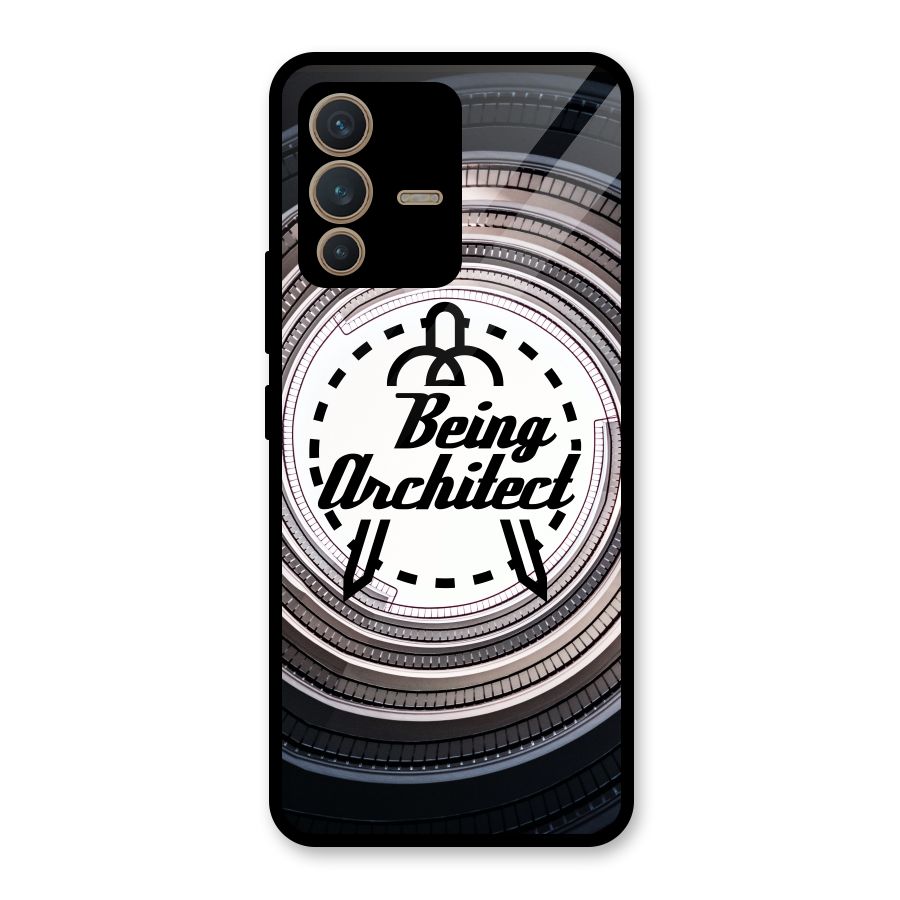 Being Architect Glass Back Case for Vivo V23 5G