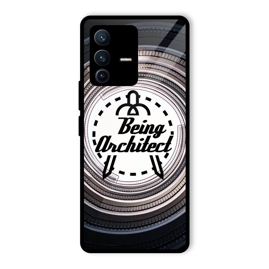 Being Architect Glass Back Case for Vivo V23 Pro