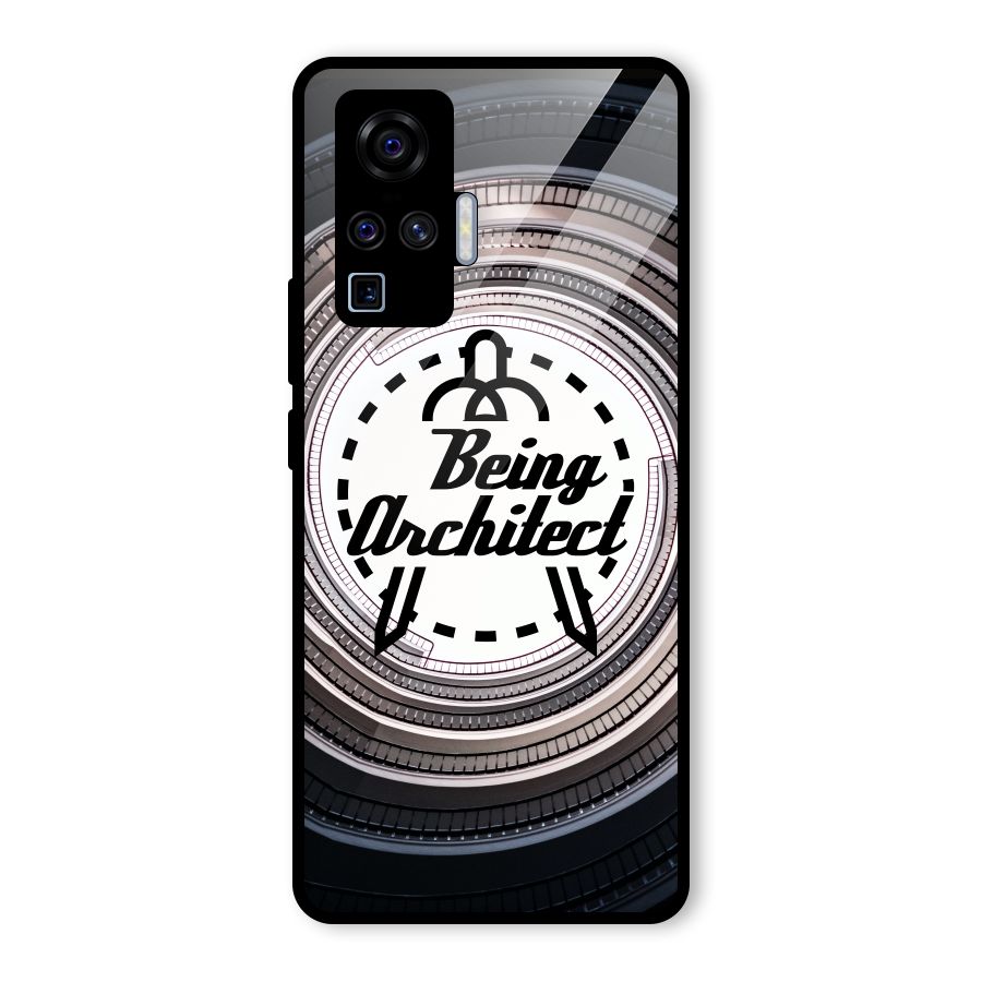 Being Architect Glass Back Case for Vivo X50 Pro
