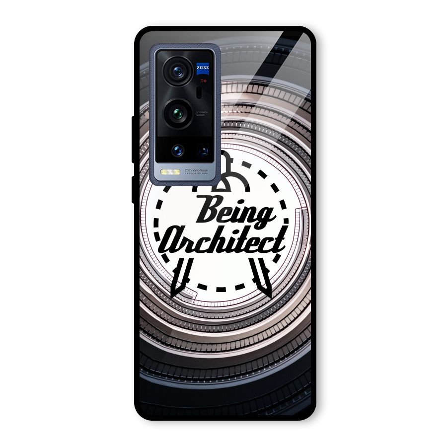 Being Architect Glass Back Case for Vivo X60 Pro Plus