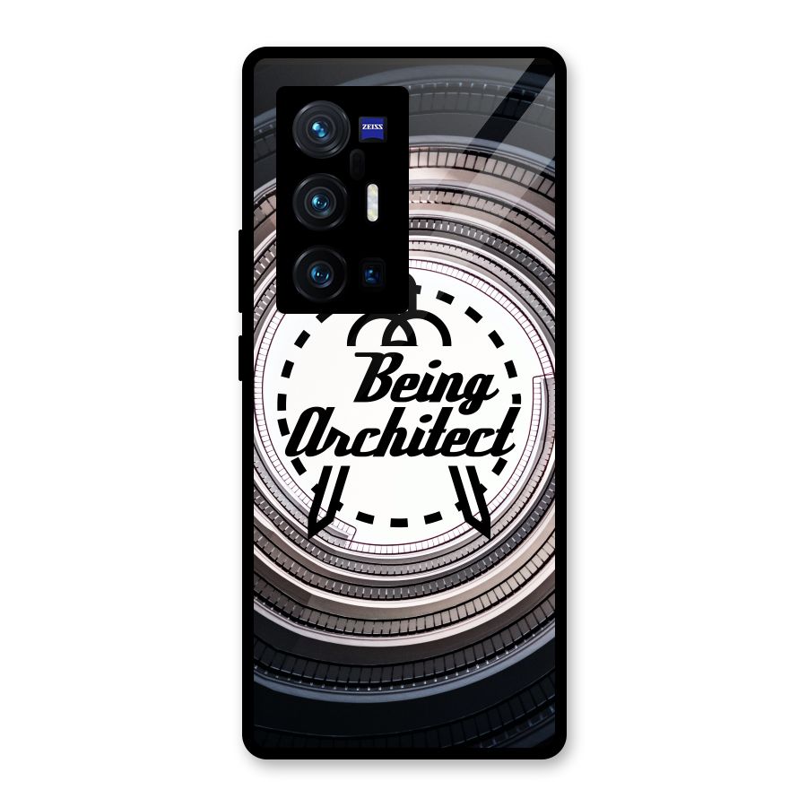 Being Architect Glass Back Case for Vivo X70 Pro Plus