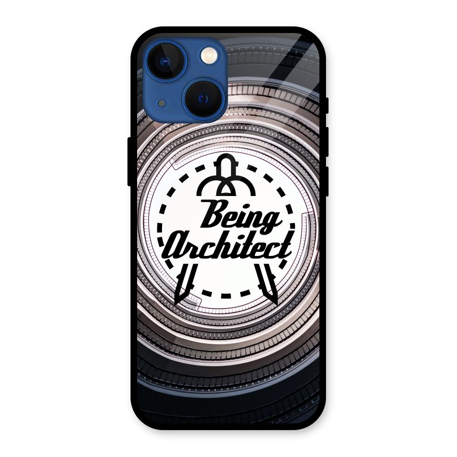 Being Architect Glass Back Case for iPhone 13 Mini