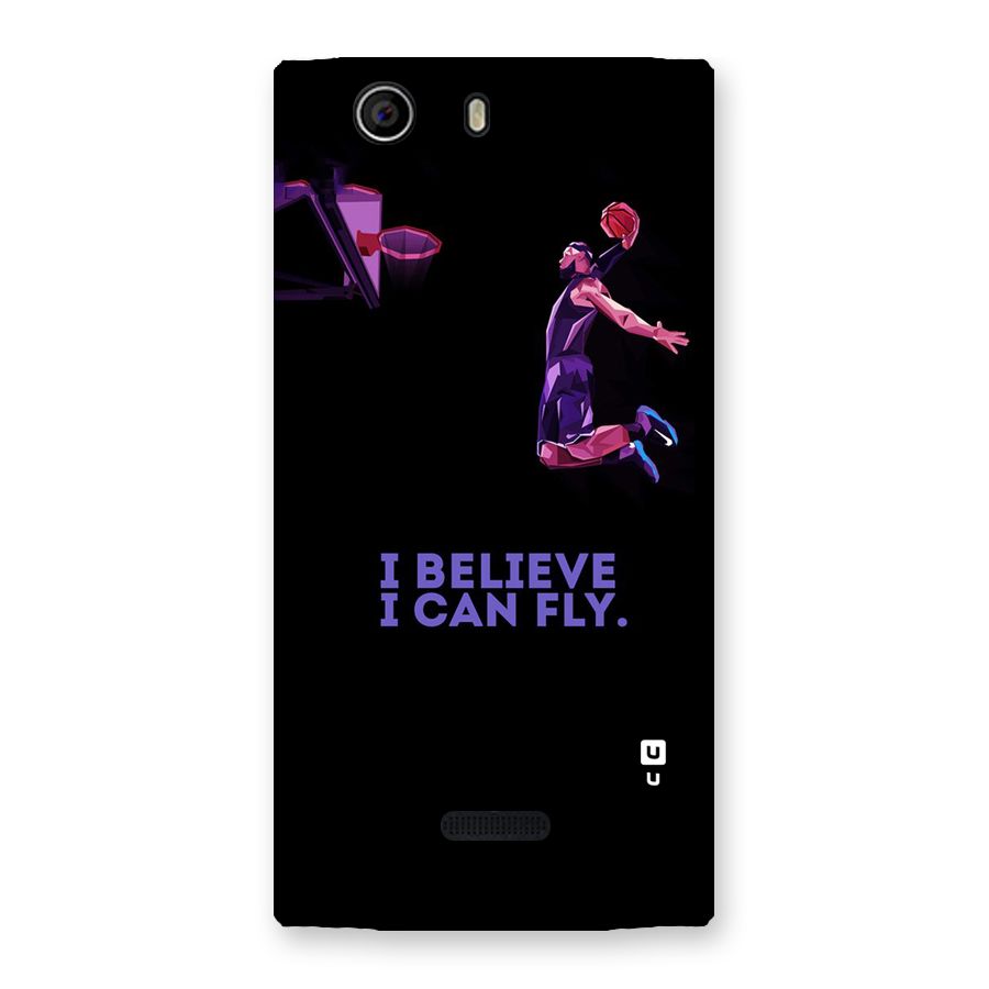 Believe And Fly Back Case for Canvas Nitro 2 E311