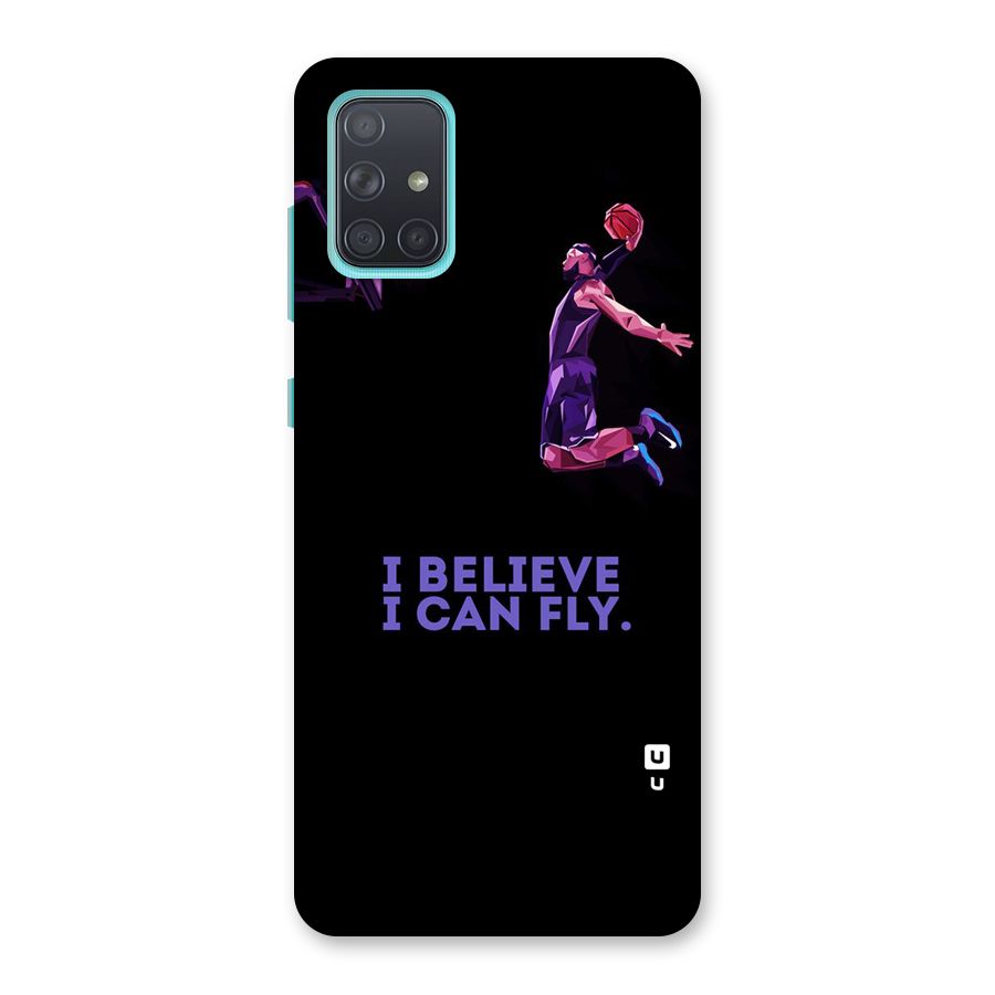 Believe And Fly Back Case for Galaxy A71