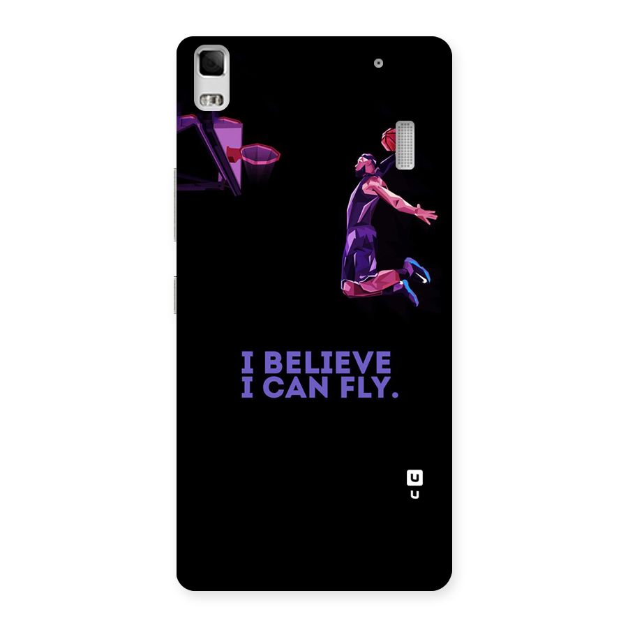 Believe And Fly Back Case for Lenovo K3 Note