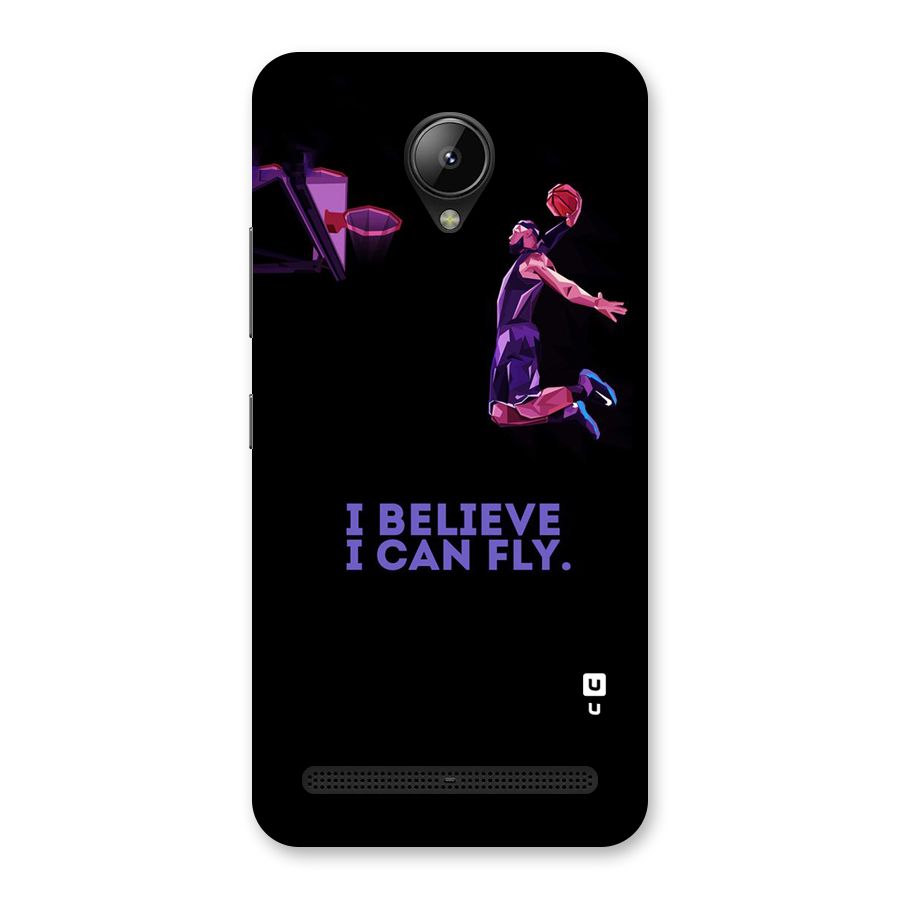 Believe And Fly Back Case for Lenovo C2