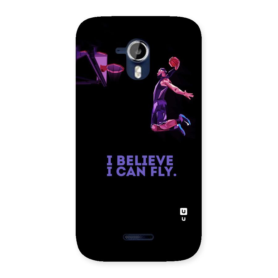 Believe And Fly Back Case for Micromax Canvas Magnus A117