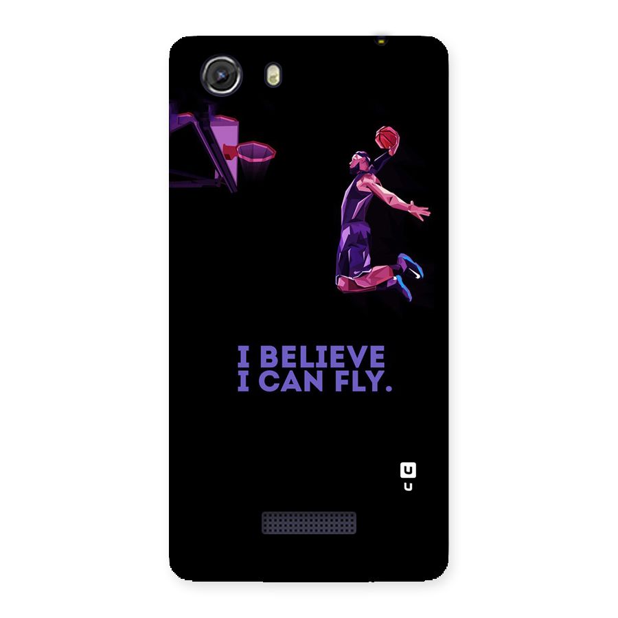 Believe And Fly Back Case for Micromax Unite 3