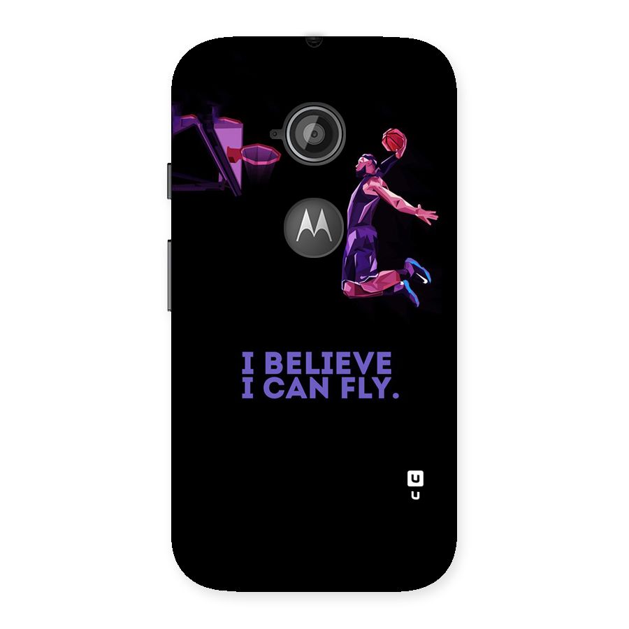 Believe And Fly Back Case for Moto E 2nd Gen