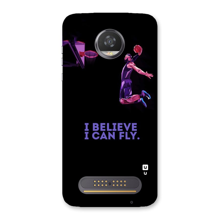 Believe And Fly Back Case for Moto Z2 Play