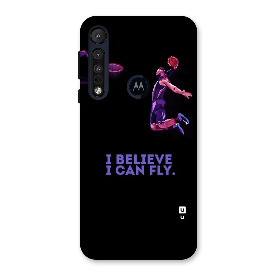 Believe And Fly Back Case for Motorola One Macro