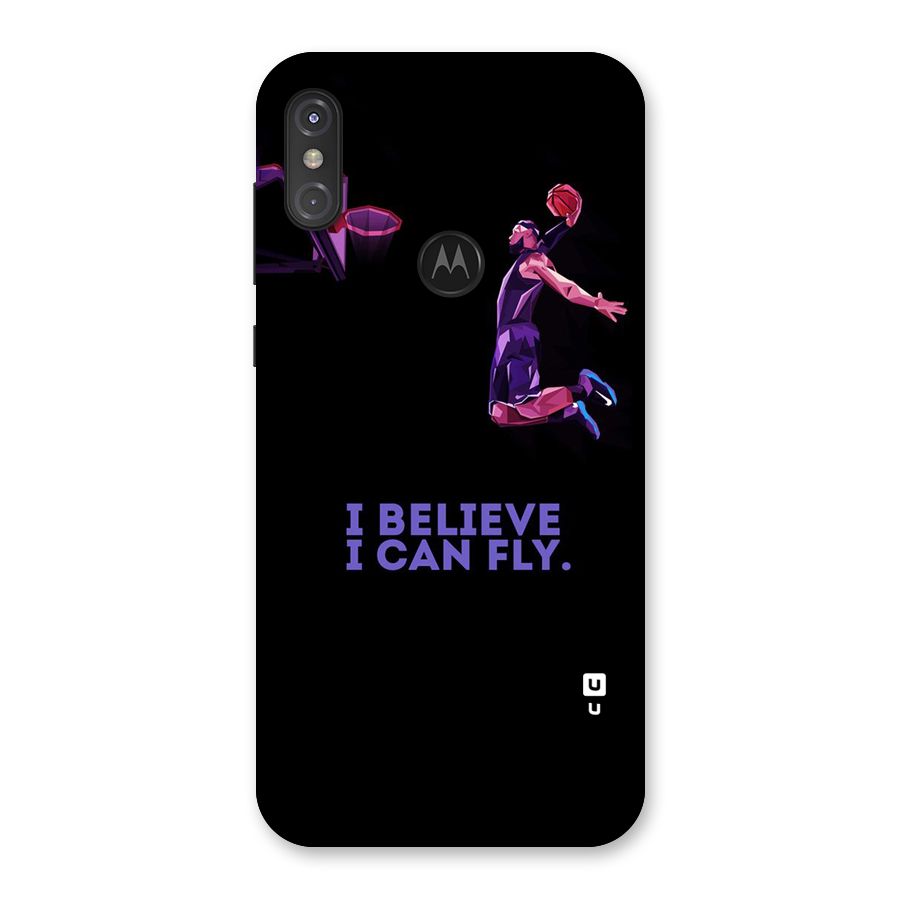 Believe And Fly Back Case for Motorola One Power