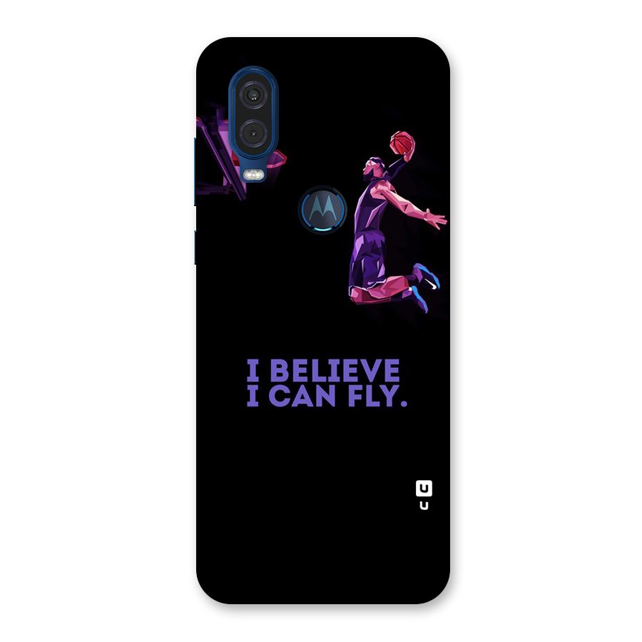 Believe And Fly Back Case for Motorola One Vision