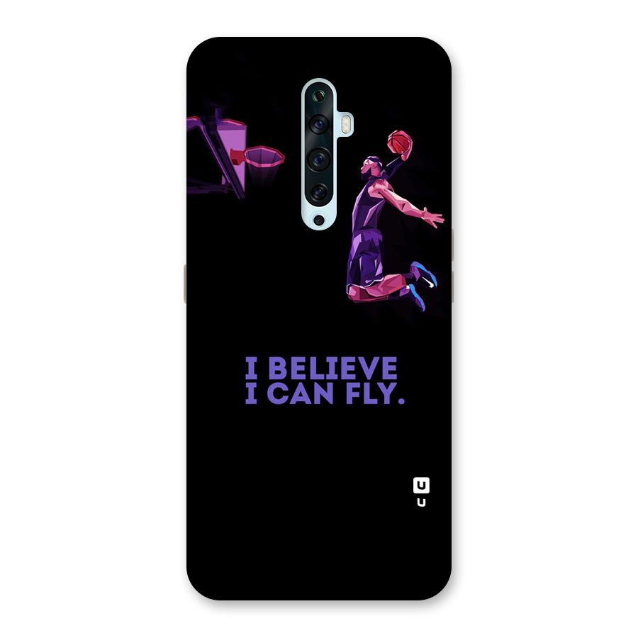 Believe And Fly Back Case for Oppo Reno2 F