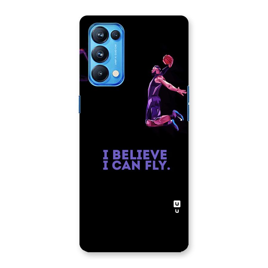 Believe And Fly Back Case for Oppo Reno5 Pro 5G