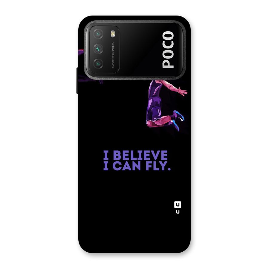 Believe And Fly Back Case for Poco M3