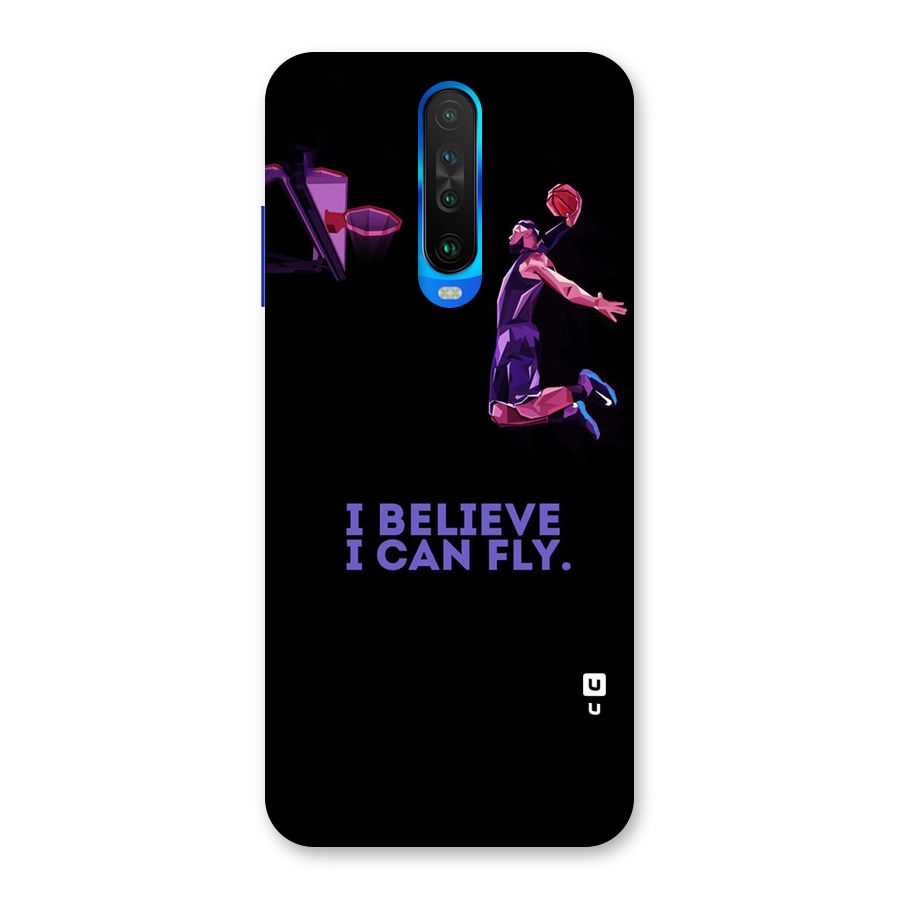 Believe And Fly Back Case for Poco X2