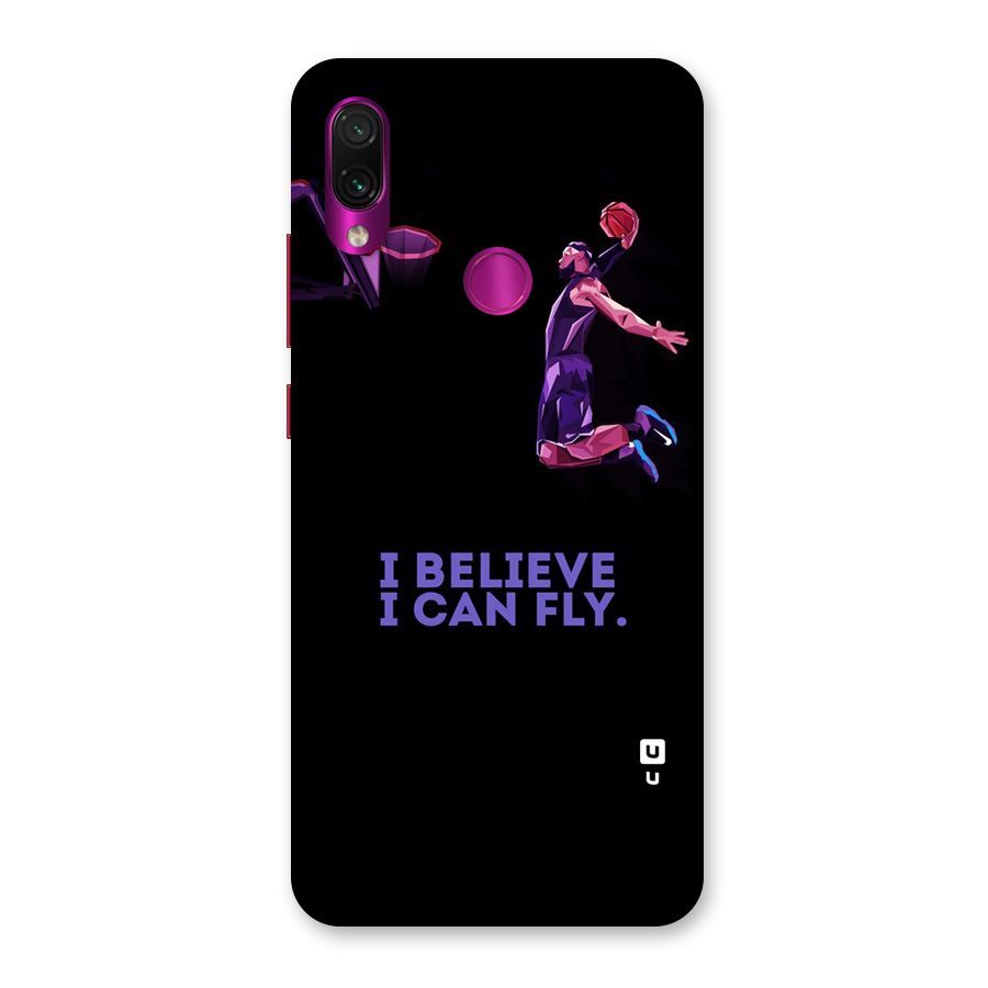 Believe And Fly Back Case for Redmi Note 7 Pro