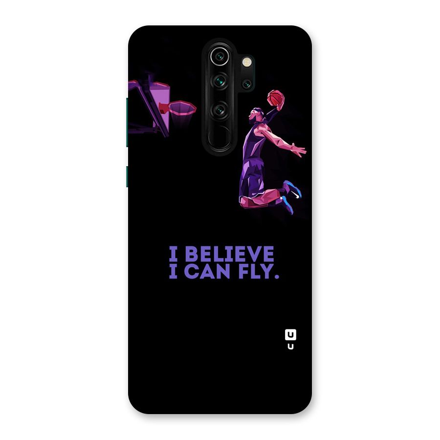 Believe And Fly Back Case for Redmi Note 8 Pro
