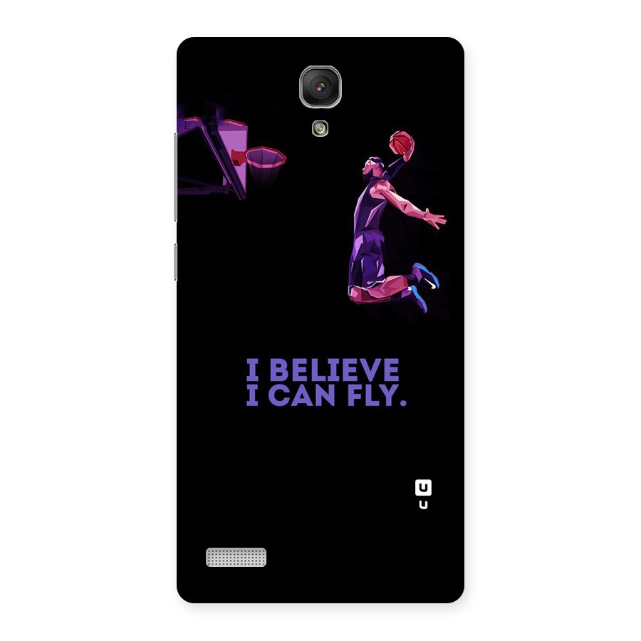 Believe And Fly Back Case for Redmi Note Prime