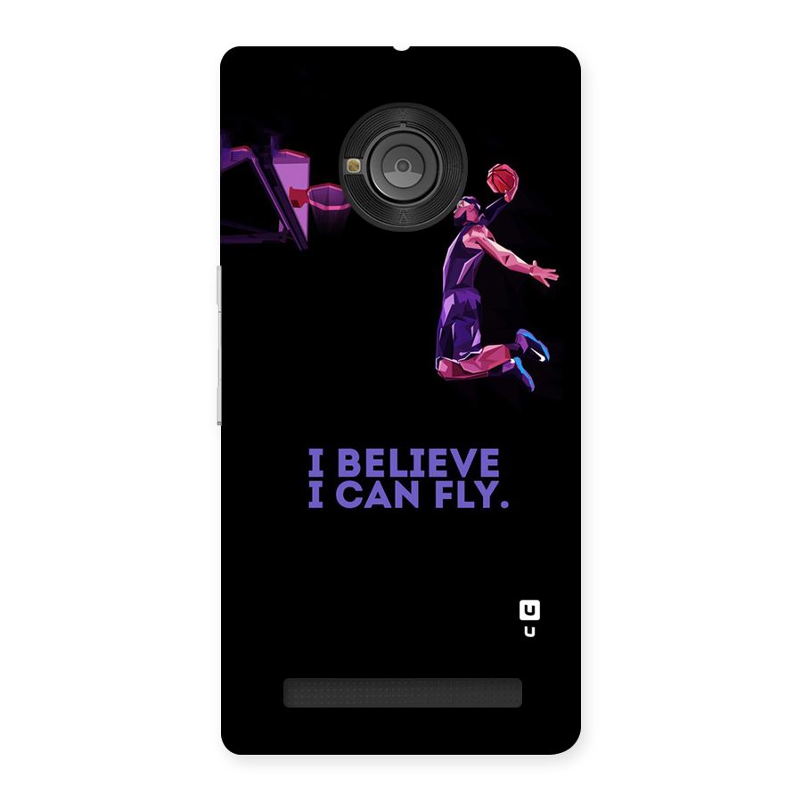 Believe And Fly Back Case for Yu Yunique