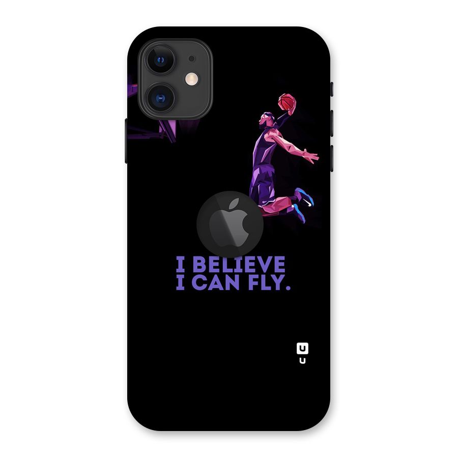 Believe And Fly Back Case for iPhone 11 Logo Cut