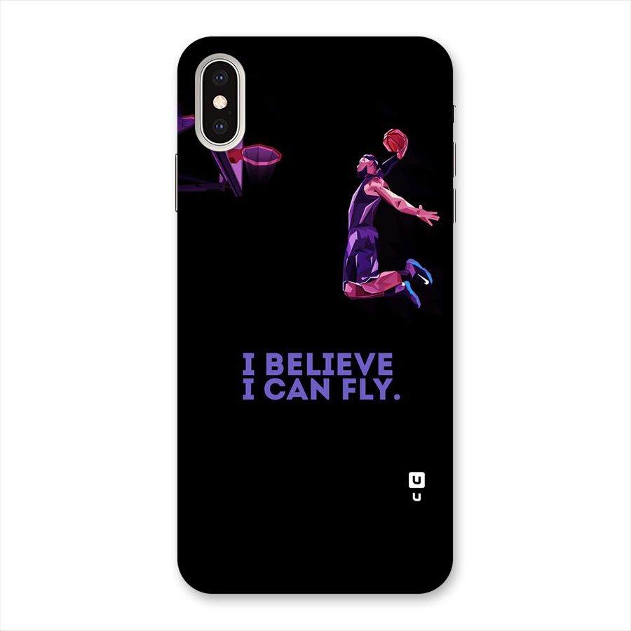 Believe And Fly Back Case for iPhone XS Max