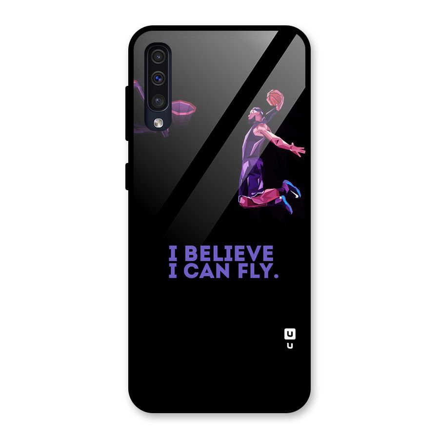 Believe And Fly Glass Back Case for Galaxy A30s