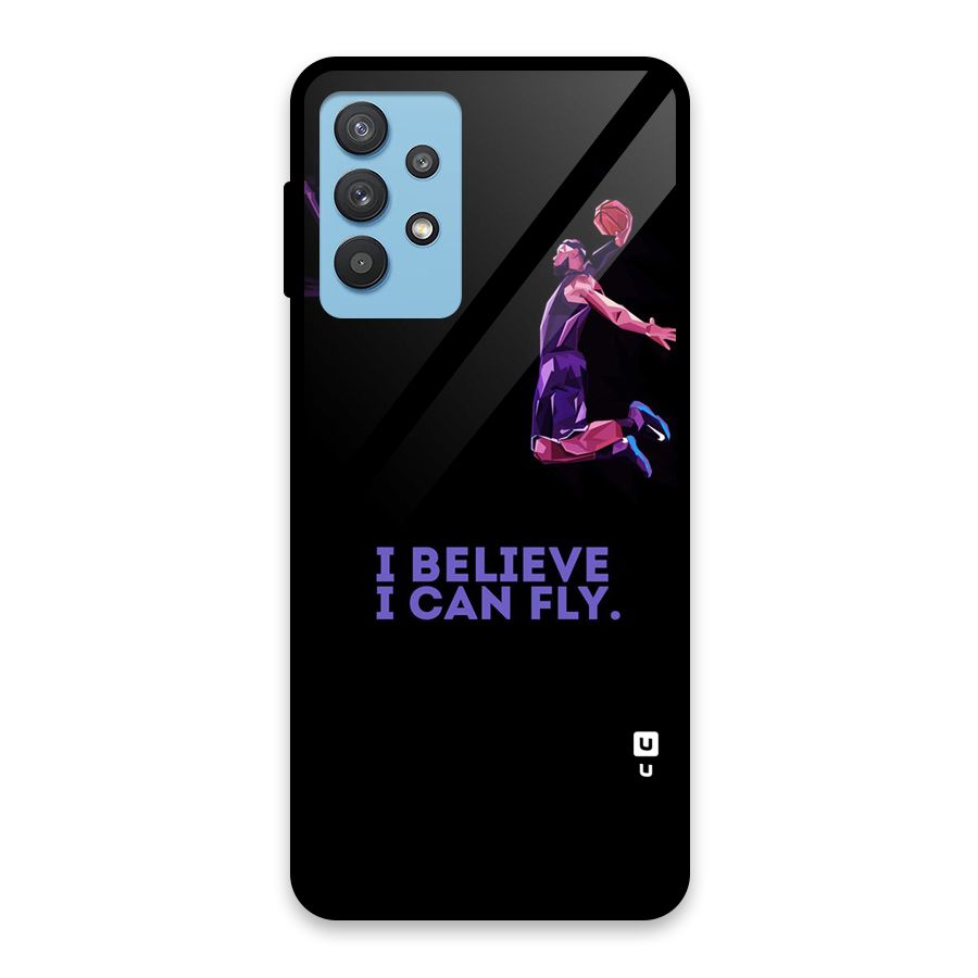 Believe And Fly Glass Back Case for Galaxy M32 5G