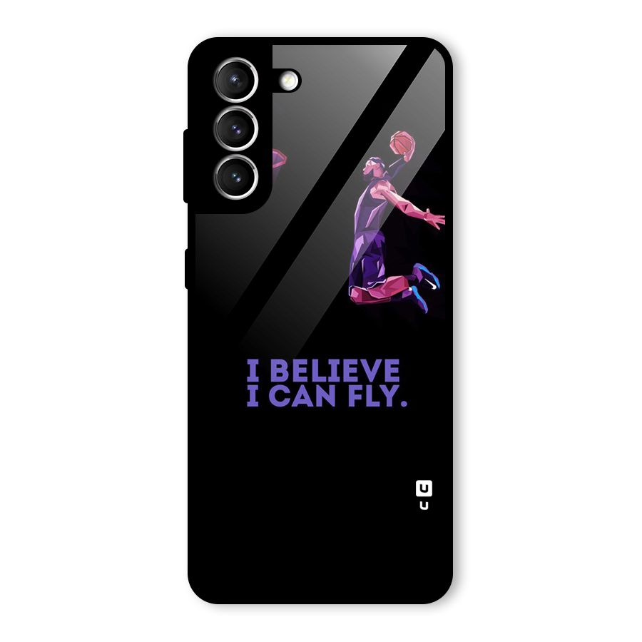Believe And Fly Glass Back Case for Galaxy S21 5G