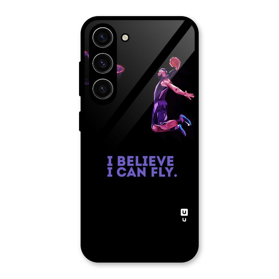 Believe And Fly Glass Back Case for Galaxy S23