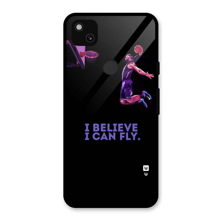 Believe And Fly Glass Back Case for Google Pixel 4a