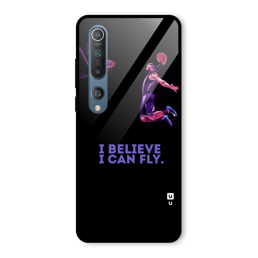 Believe And Fly Glass Back Case for Mi 10