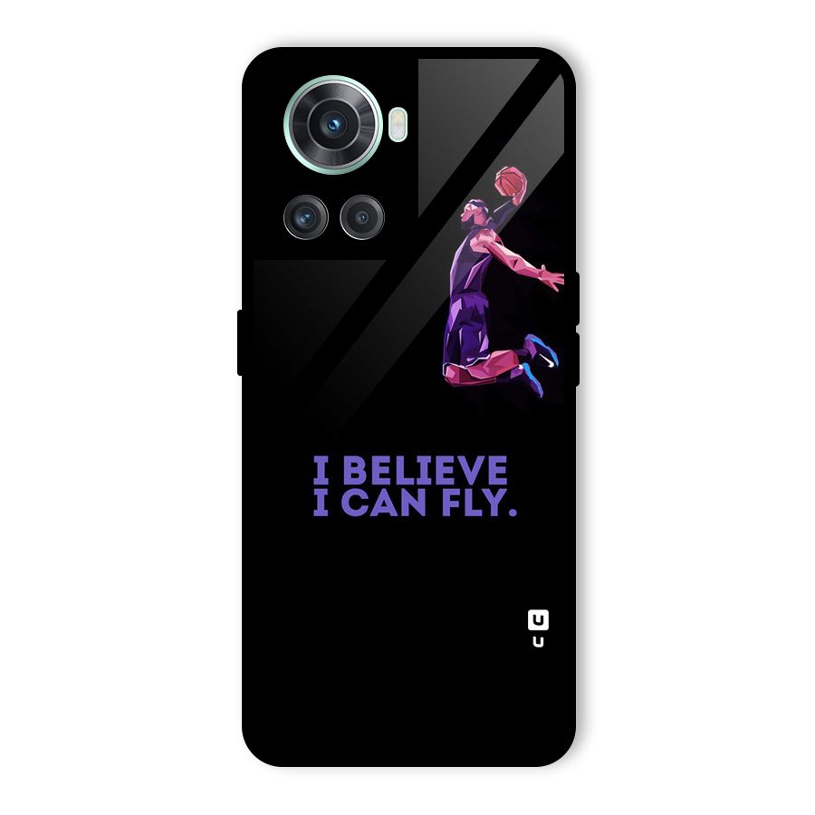 Believe And Fly Glass Back Case for OnePlus 10R