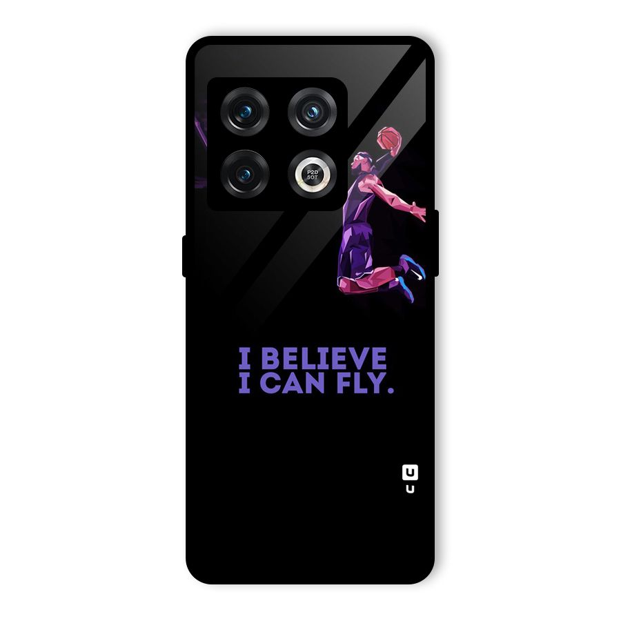 Believe And Fly Glass Back Case for OnePlus 10 Pro 5G