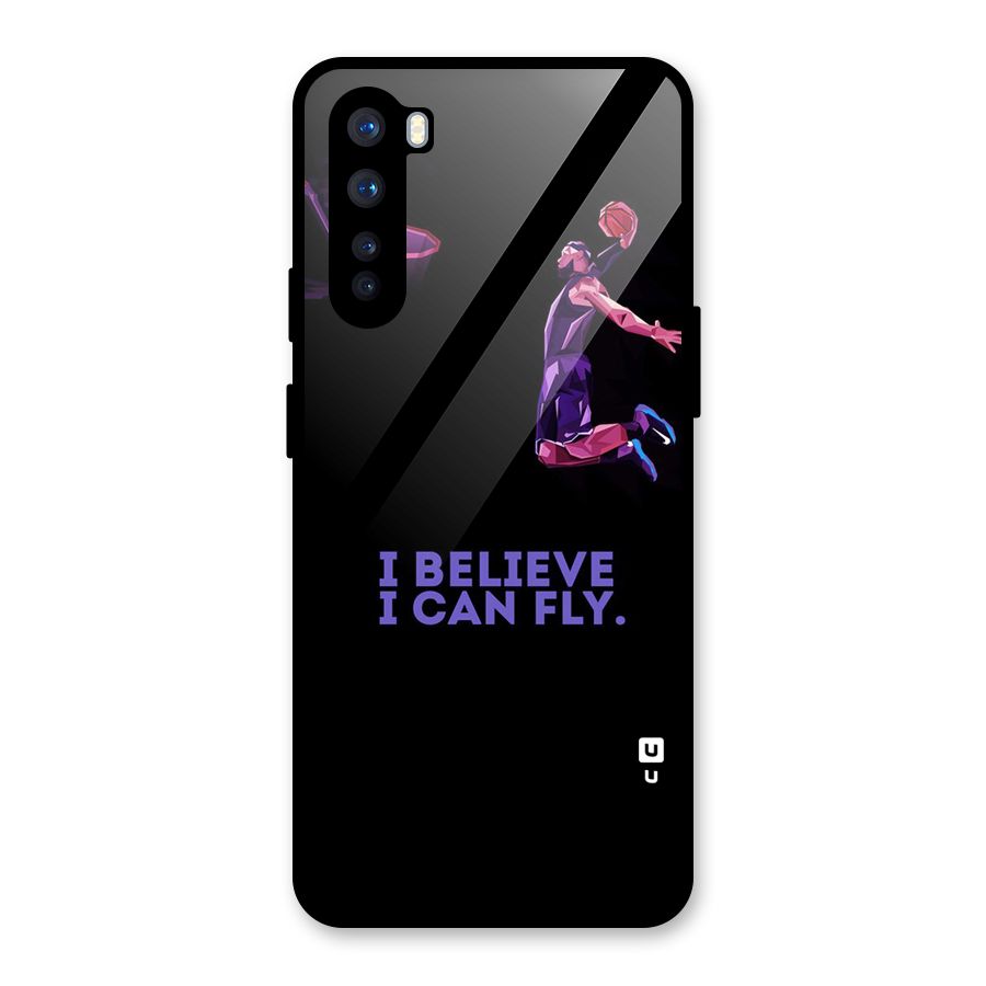 Believe And Fly Glass Back Case for OnePlus Nord