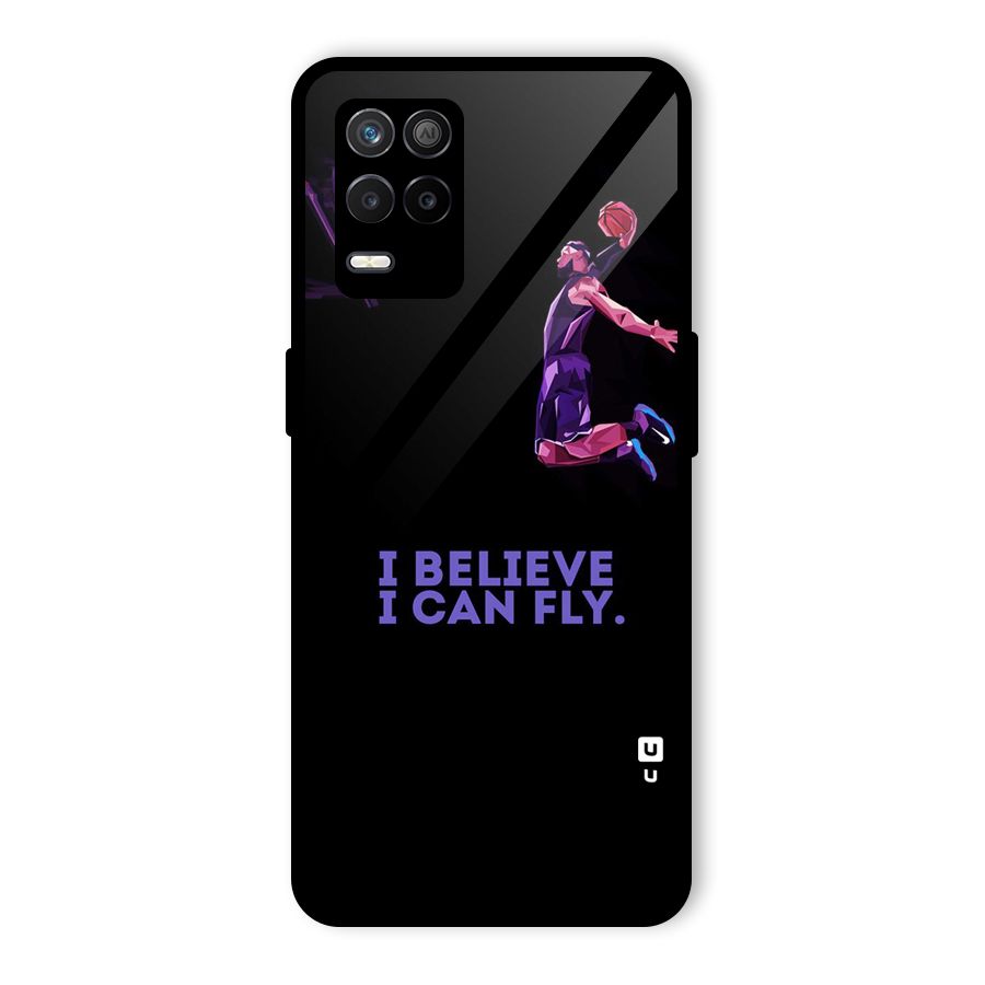 Believe And Fly Glass Back Case for Realme 9 5G