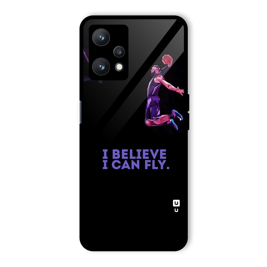 Believe And Fly Glass Back Case for Realme 9 Pro 5G