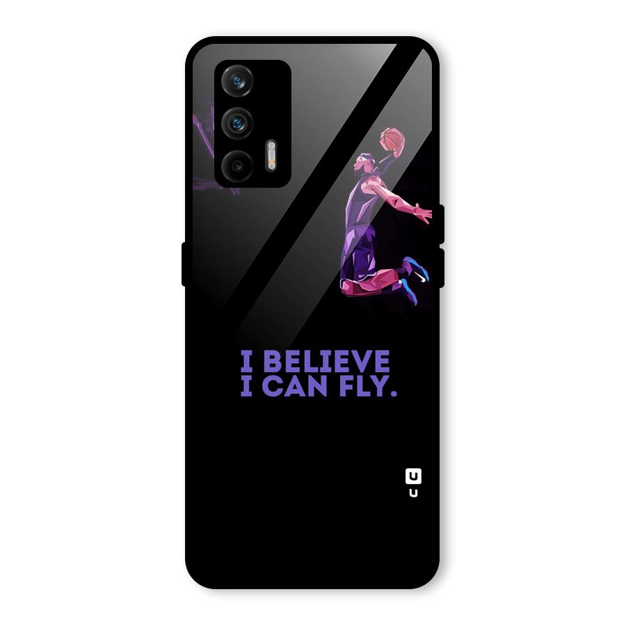 Believe And Fly Glass Back Case for Realme GT 5G