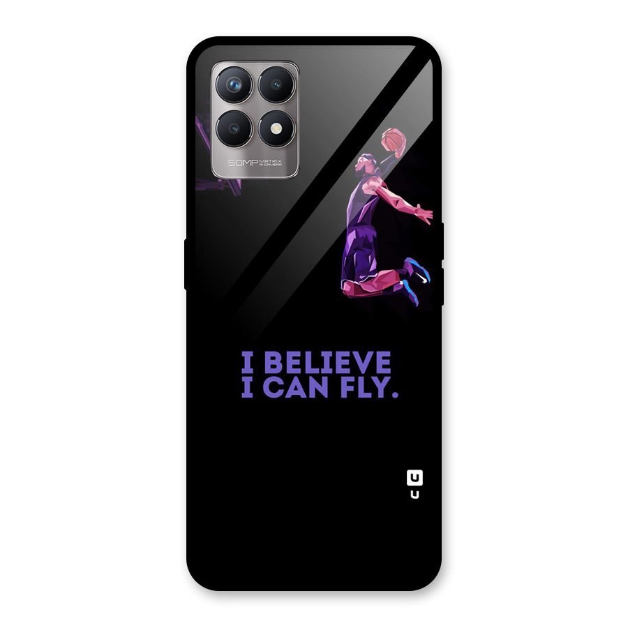 Believe And Fly Glass Back Case for Realme Narzo 50
