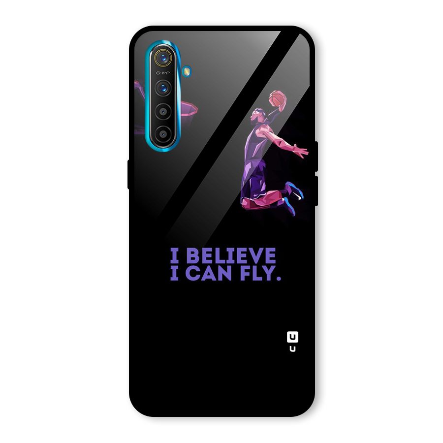 Believe And Fly Glass Back Case for Realme X2